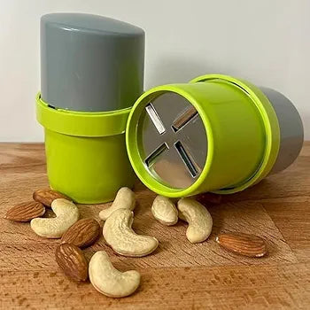 Dry Fruit & Nut Cutter Slicer – Handheld Chopper for Almonds, Cashews, Walnuts & Pistachios | Sharp Stainless Steel Blade | Ideal Kitchen Tool for Home & Daily Use.