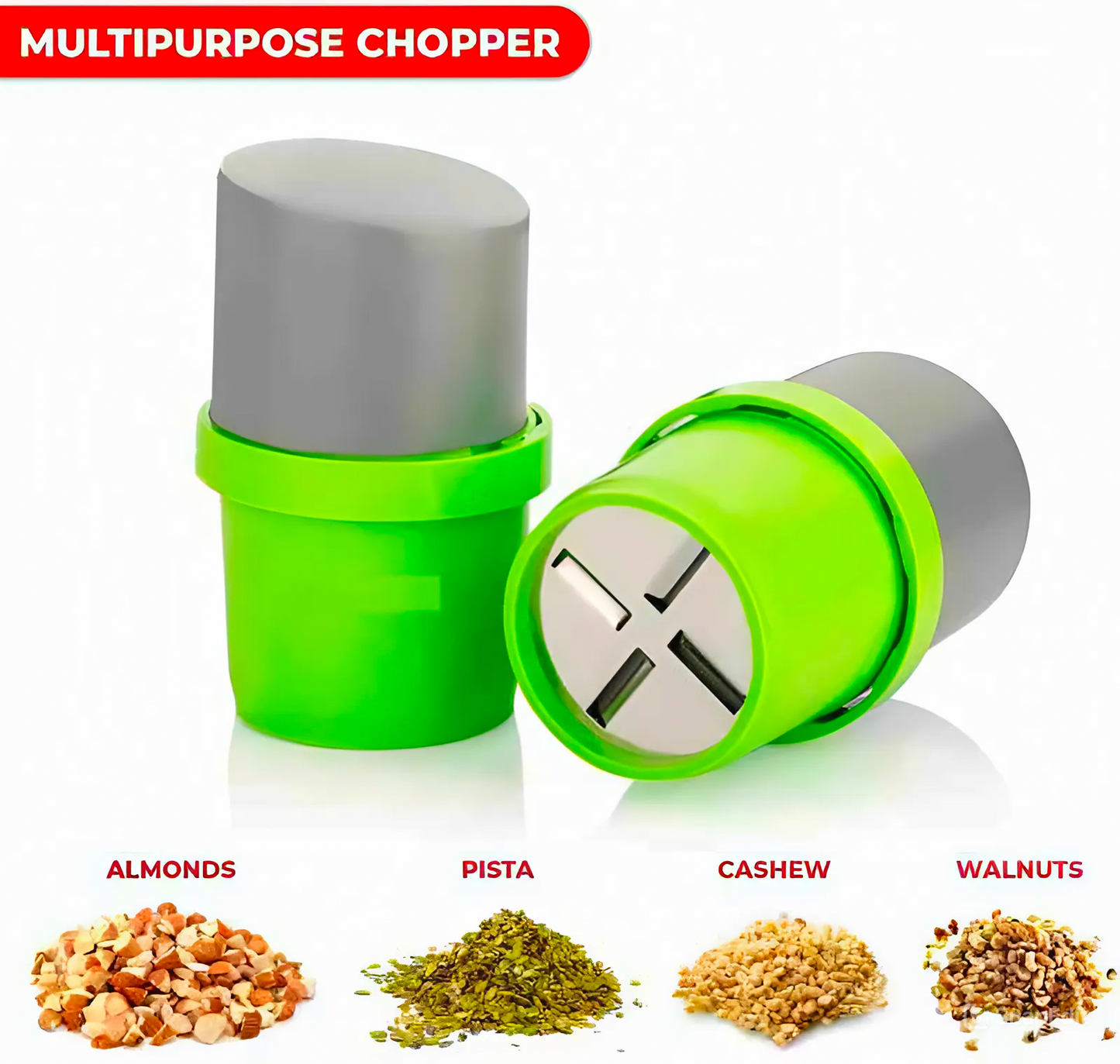 Dry Fruit & Nut Cutter Slicer – Handheld Chopper for Almonds, Cashews, Walnuts & Pistachios | Sharp Stainless Steel Blade | Ideal Kitchen Tool for Home & Daily Use.