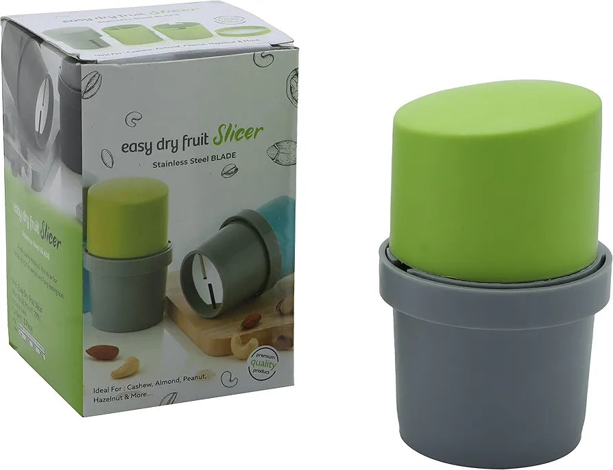 Dry Fruit & Nut Cutter Slicer – Handheld Chopper for Almonds, Cashews, Walnuts & Pistachios | Sharp Stainless Steel Blade | Ideal Kitchen Tool for Home & Daily Use.