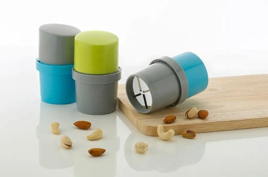 Dry Fruit & Nut Cutter Slicer – Handheld Chopper for Almonds, Cashews, Walnuts & Pistachios | Sharp Stainless Steel Blade | Ideal Kitchen Tool for Home & Daily Use.